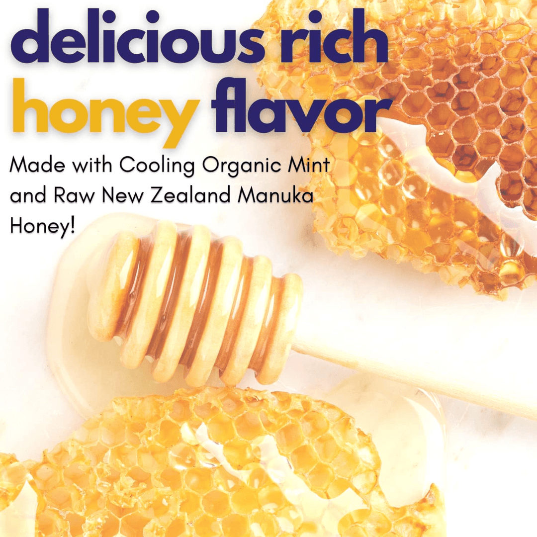 Hydrogel Silver Solution lozenges with Manuka honey by American Biotech Labs, featuring antimicrobial silver and natural honey flavor.
