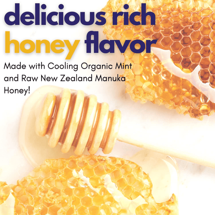 Hydrogel Silver Solution lozenges with Manuka honey by American Biotech Labs, featuring antimicrobial silver and natural honey flavor.