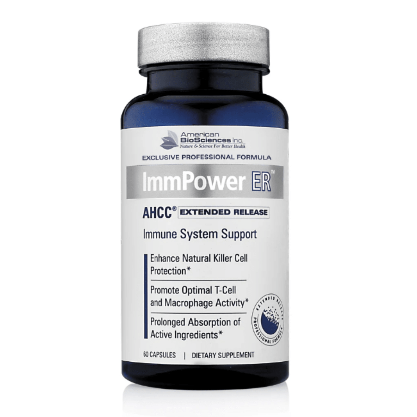 American Biosciences Immpower ER AHCC 60 Caps Extended Release - POWER FIT SHOP — Powering Preparedness, Health & Home
