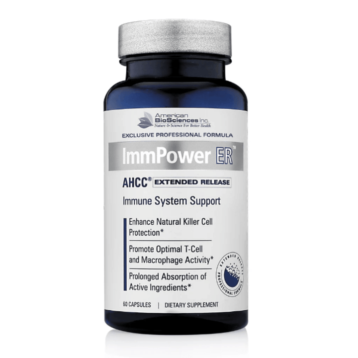 American Biosciences Immpower ER AHCC 60 Caps Extended Release - POWER FIT SHOP — Powering Preparedness, Health &amp; Home