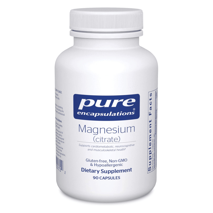 Pure Encapsulations Magnesium Citrate For Sleep Heart Bone Support 90 Capsules - POWER FIT SHOP — Powering Preparedness, Health &amp; Home