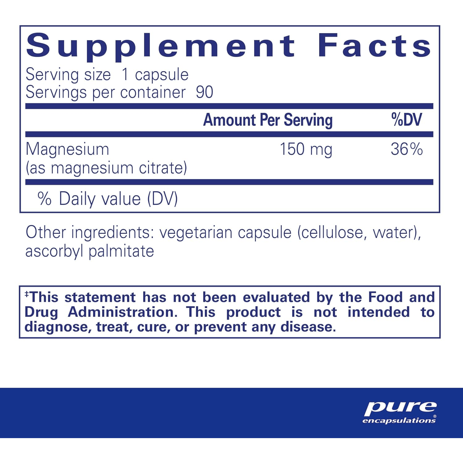 Pure Encapsulations Magnesium Citrate For Sleep Heart Bone Support 90 Capsules - POWER FIT SHOP — Powering Preparedness, Health & Home