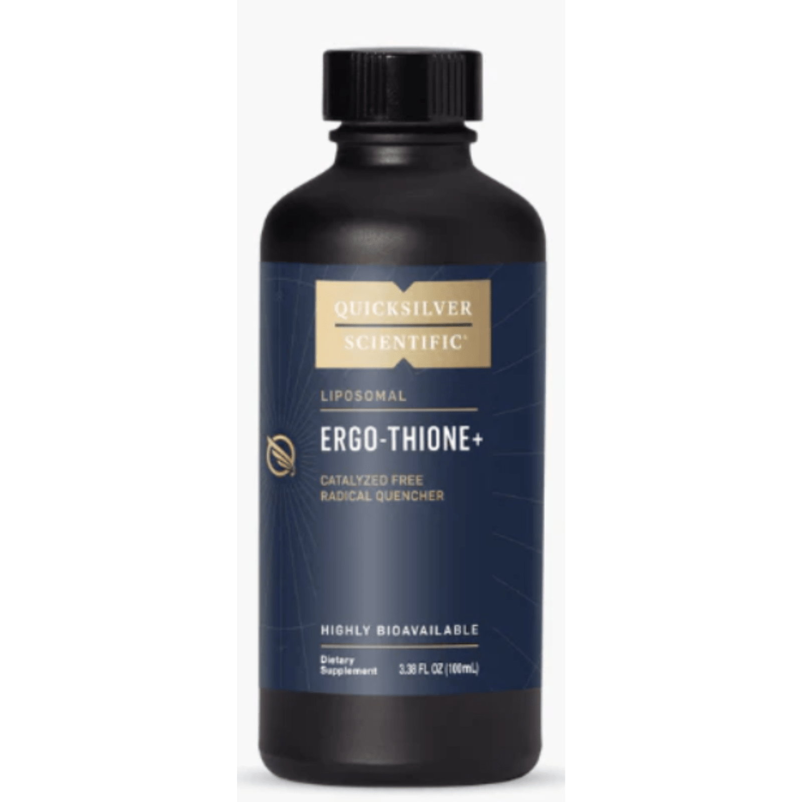 Quicksilver Scientific Ergo Thione+ Catalyzed Free Radical Quencher 100mL - POWER FIT SHOP — Powering Preparedness, Health & Home