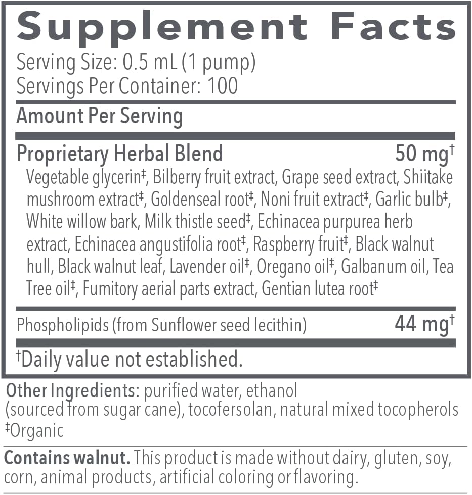 Biocidin Botanical Formulas Biocidin Liposomal Herbal Support 1.7 OZ - POWER FIT SHOP — Powering Preparedness, Health &amp; Home