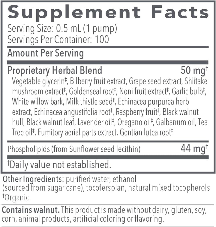 Biocidin Botanical Formulas Biocidin Liposomal Herbal Support 1.7 OZ - POWER FIT SHOP — Powering Preparedness, Health &amp; Home