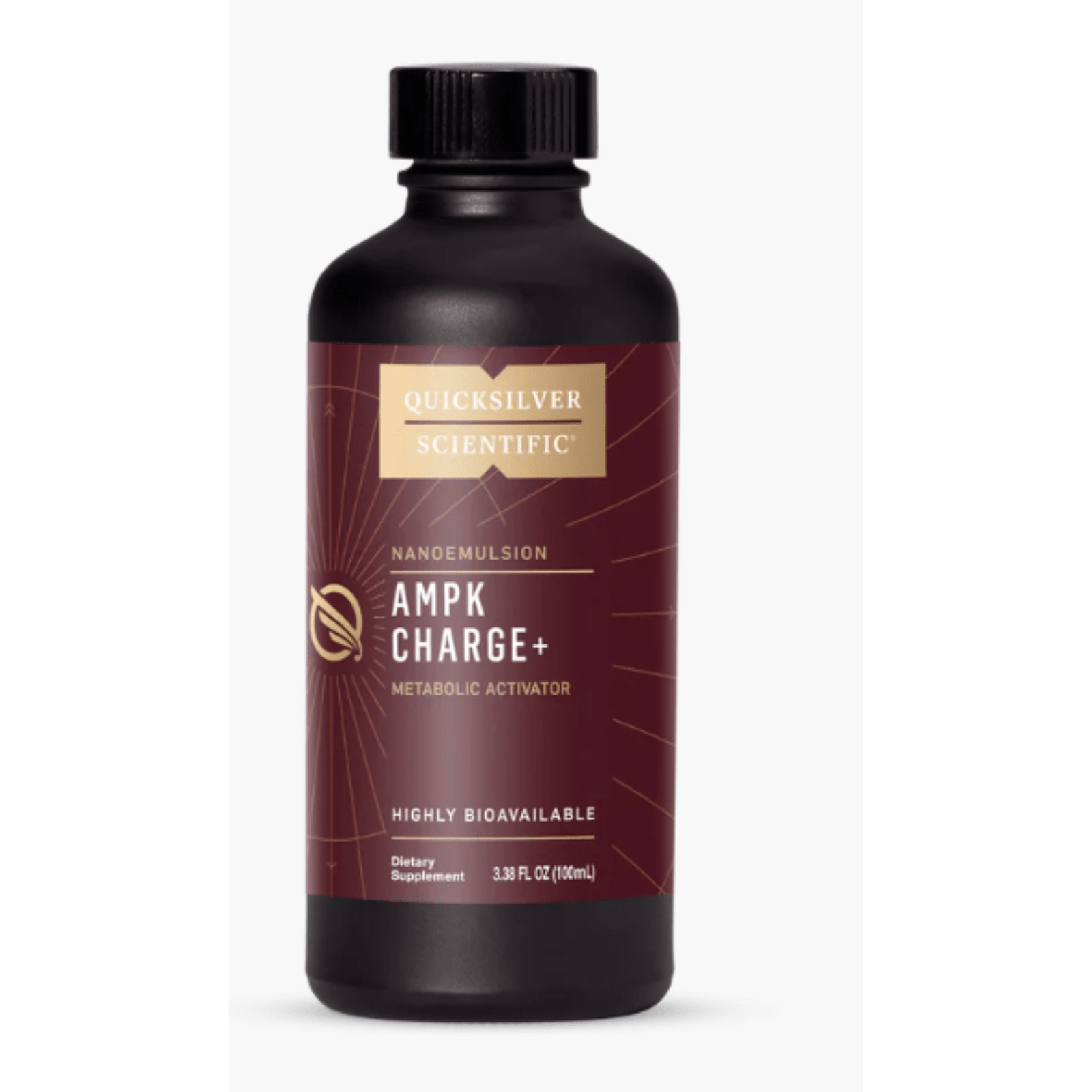 Quicksilver Scientific AMPK Charge+ 100 mL Metabolic Energy Support Supplement - POWER FIT SHOP — Powering Preparedness, Health & Home