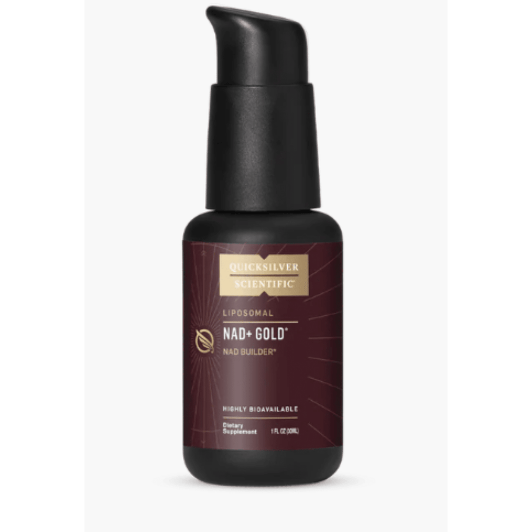 Quicksilver Scientific NAD+ Gold 30mL Supports Metabolism Energy Brain Function - POWER FIT SHOP — Powering Preparedness, Health &amp; Home