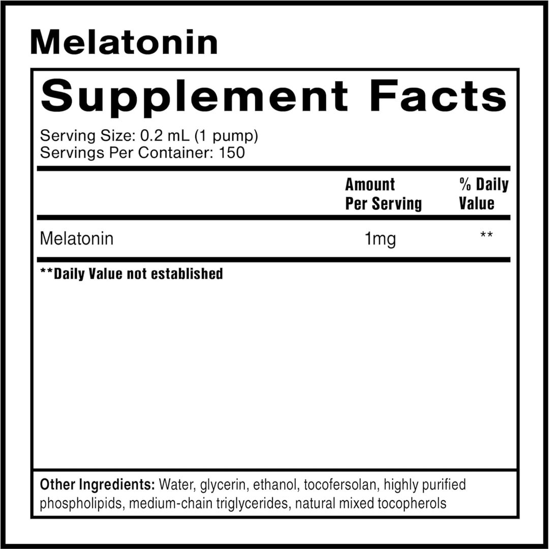 Quicksilver Scientific Liposomal Melatonin Regular Dose For Restful Sleep 30 ml - POWER FIT SHOP — Powering Preparedness, Health &amp; Home