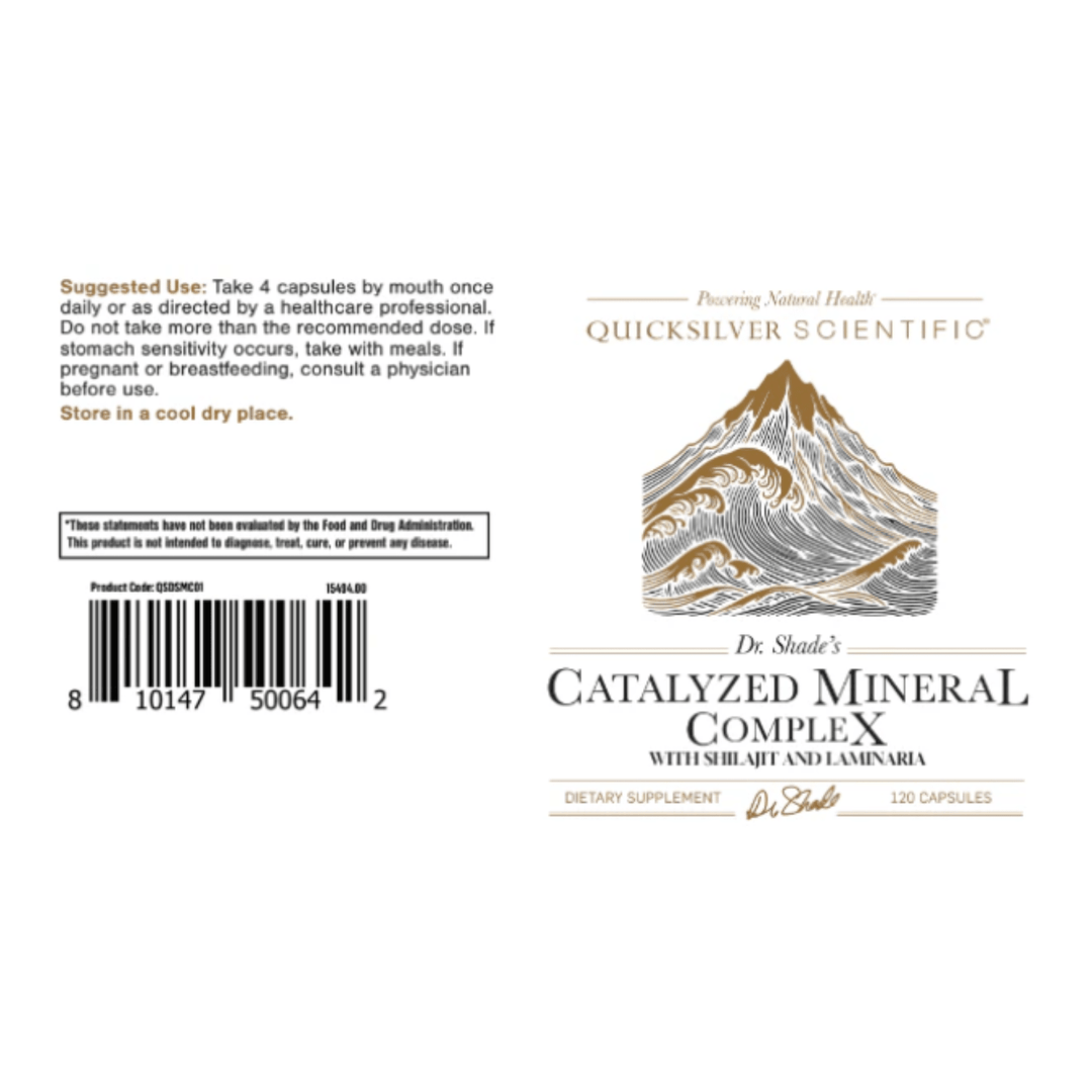Quicksilver Scientific Catalyzed Mineral Complex Cellular Support 120 Capsules - POWER FIT SHOP — Powering Preparedness, Health &amp; Home