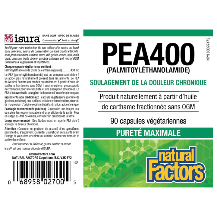 Natural Factors PEA400 PhytoResponse Supports Daily Balance 90 Capsules - POWER FIT SHOP — Powering Preparedness, Health &amp; Home