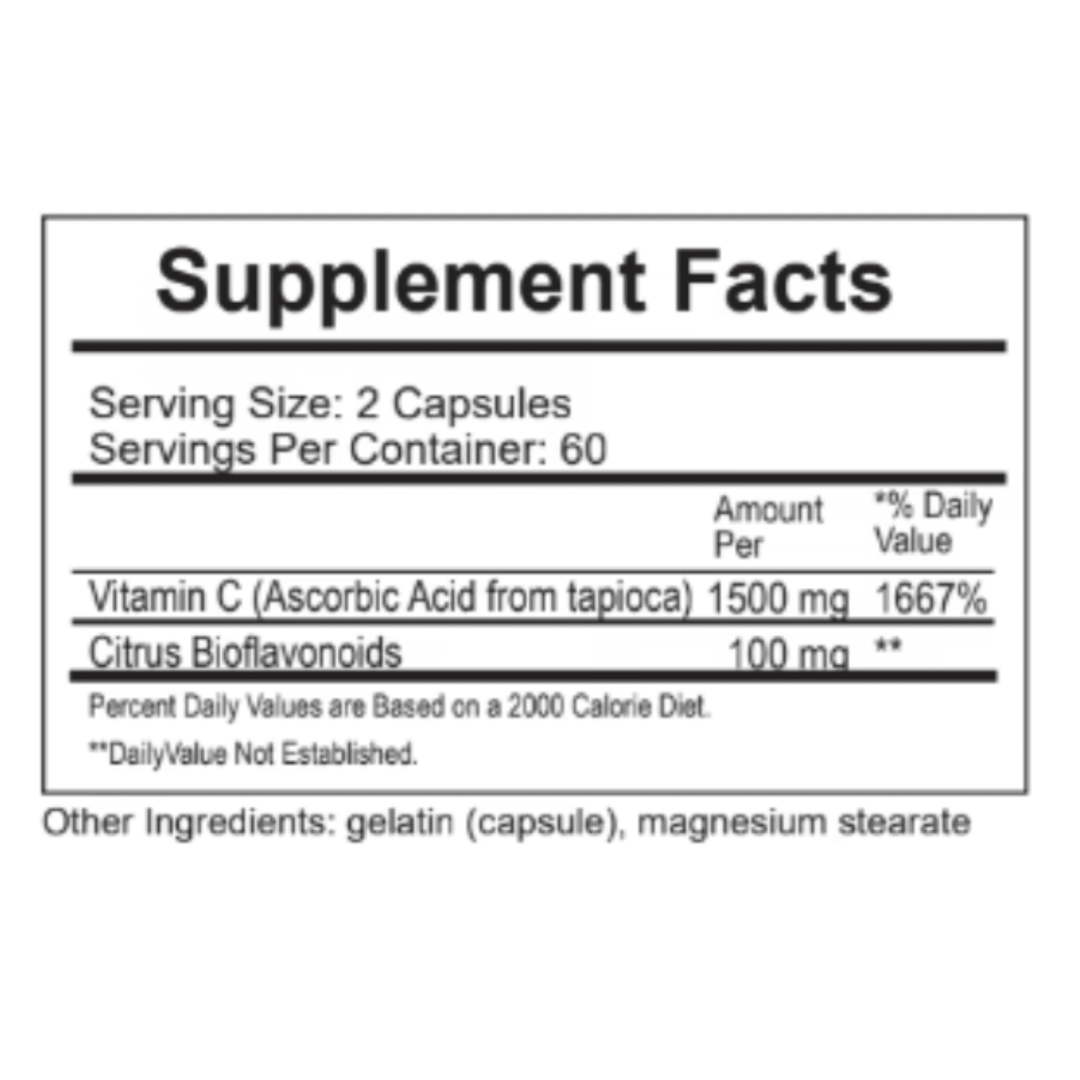 MHP Vitamin C Alka C Supports Immune and Antioxidant Health 120 Capsules - POWER FIT SHOP — Powering Preparedness, Health &amp; Home