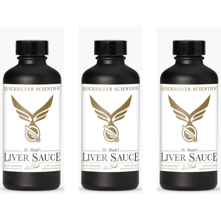 Quicksilver Scientific Dr. Shades Liver Sauce 100 mL LIVERSAUCE 3 PACK - POWER FIT SHOP — Powering Preparedness, Health &amp; Home