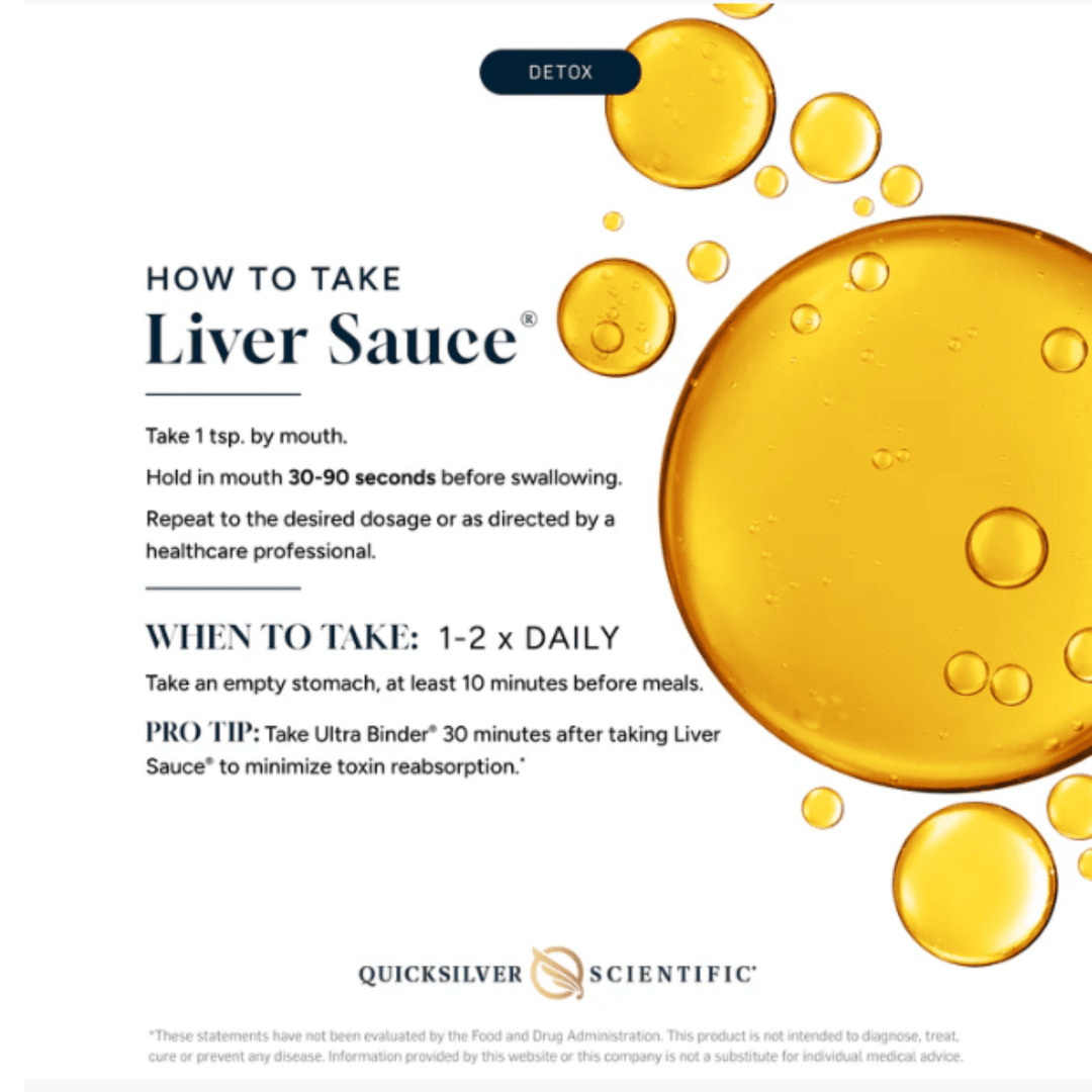 Quicksilver Scientific Dr. Shades Liver Sauce 100 mL LIVERSAUCE 6 PACK - POWER FIT SHOP — Powering Preparedness, Health &amp; Home