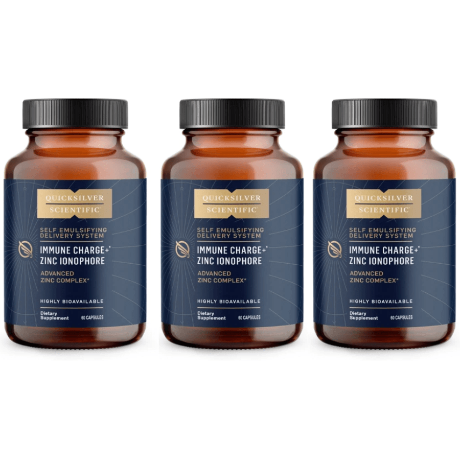 Quicksilver Scientific Immune Charge+ Zinc Ionophore ZINC_IMMUNE 3 PACK - POWER FIT SHOP — Powering Preparedness, Health & Home