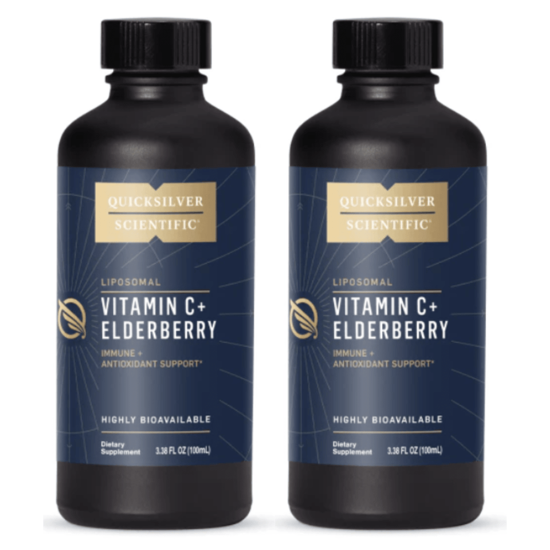 Quicksilver Scientific Liposomal Vitamin C+ Elderberry ELDERC 2 PACK - POWER FIT SHOP — Powering Preparedness, Health &amp; Home