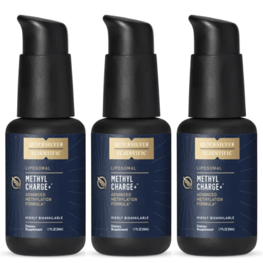 Quicksilver Scientific Methyl Charge+ Methylation Formulation METHCHARGE 3 PACK - POWER FIT SHOP — Powering Preparedness, Health & Home