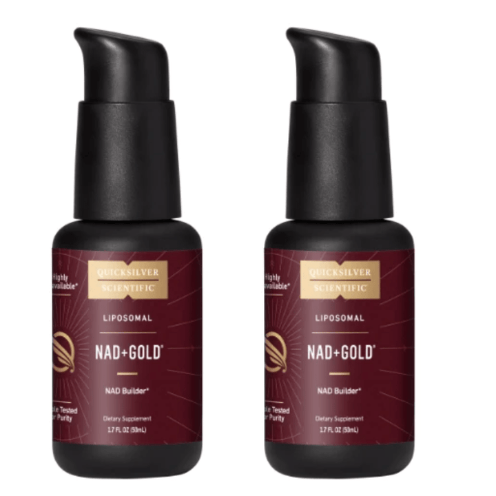 Quicksilver Scientific NAD+ Gold TMG (Cold Ship) 50 ml NAD50ML 2 PACK - POWER FIT SHOP — Powering Preparedness, Health &amp; Home