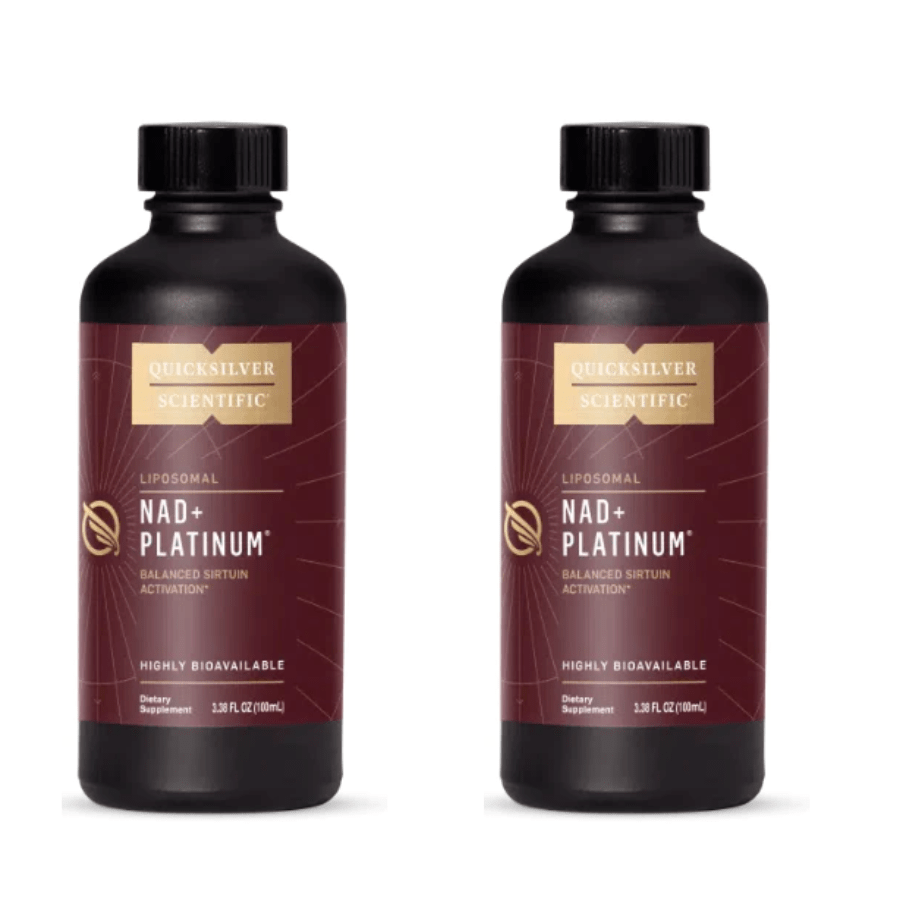 Quicksilver Scientific NAD+PLATNIUM 100 ml NADPLATINUM 2 PACK - POWER FIT SHOP — Powering Preparedness, Health & Home