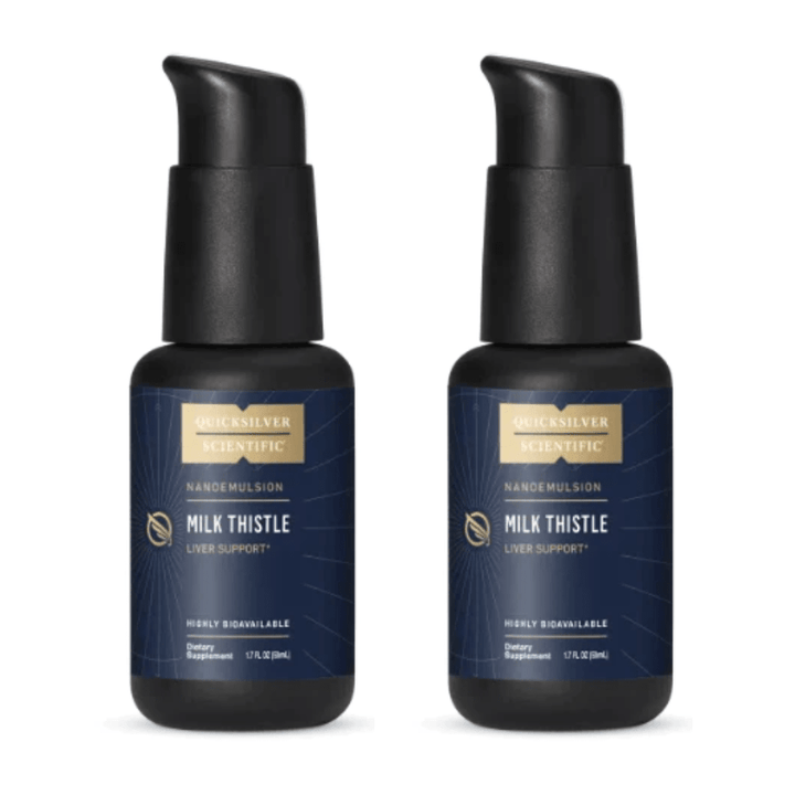 Quicksilver Scientific Nanoemulsified Milk Thistle MILKTHISTLE 2 PACK - POWER FIT SHOP — Powering Preparedness, Health &amp; Home