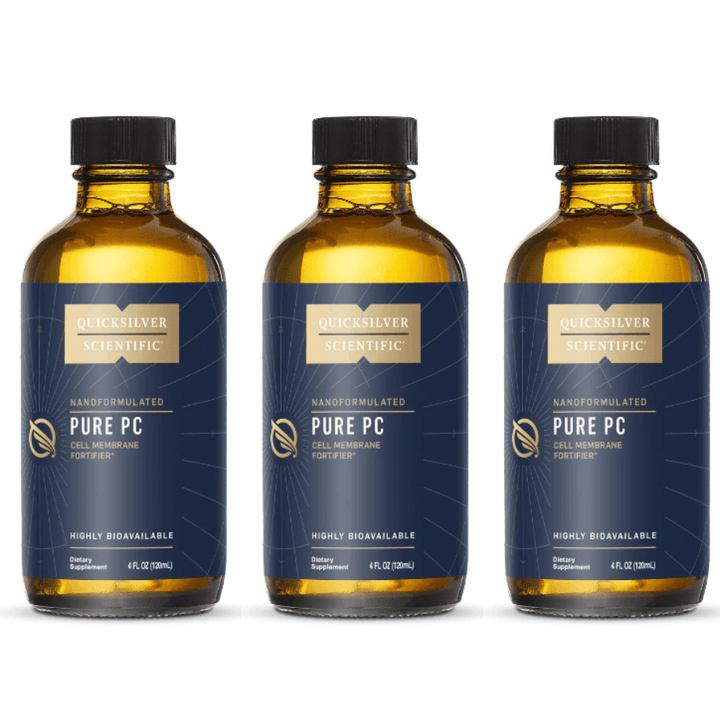 Quicksilver Scientific Pure PC (Phosphatidyl Choline) 4 oz. Screw Top PC 3 PACK - POWER FIT SHOP — Powering Preparedness, Health &amp; Home