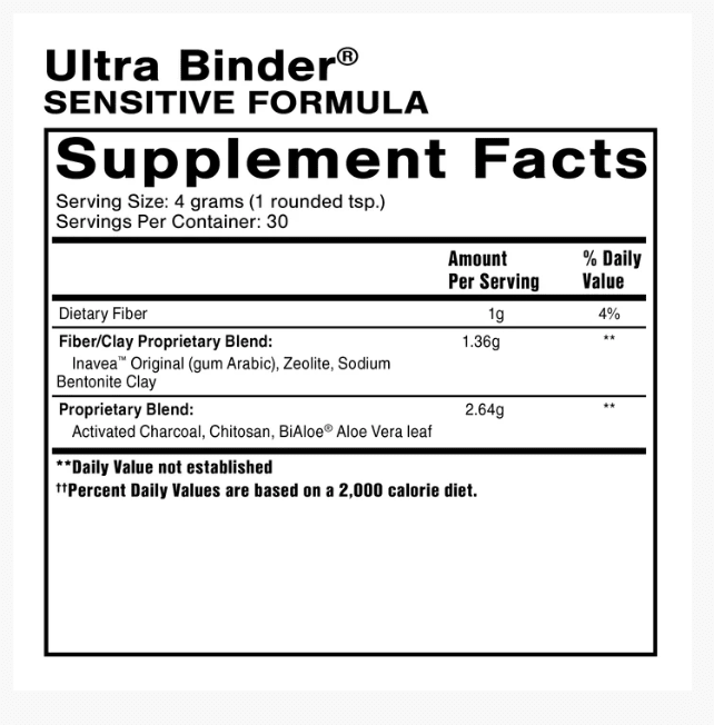 Quicksilver Scientific Ultra Binder Sensitive Formula No IMD BINDERLS 3 PACK - POWER FIT SHOP — Powering Preparedness, Health &amp; Home