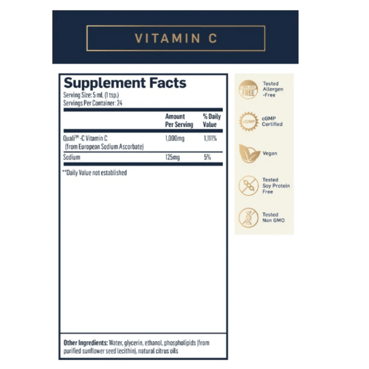 Three bottles of Quicksilver Scientific Vitamin C VITC-NORLIPOIC liquid supplement in 4 oz bottles, from WEBMHP, shown in the image.