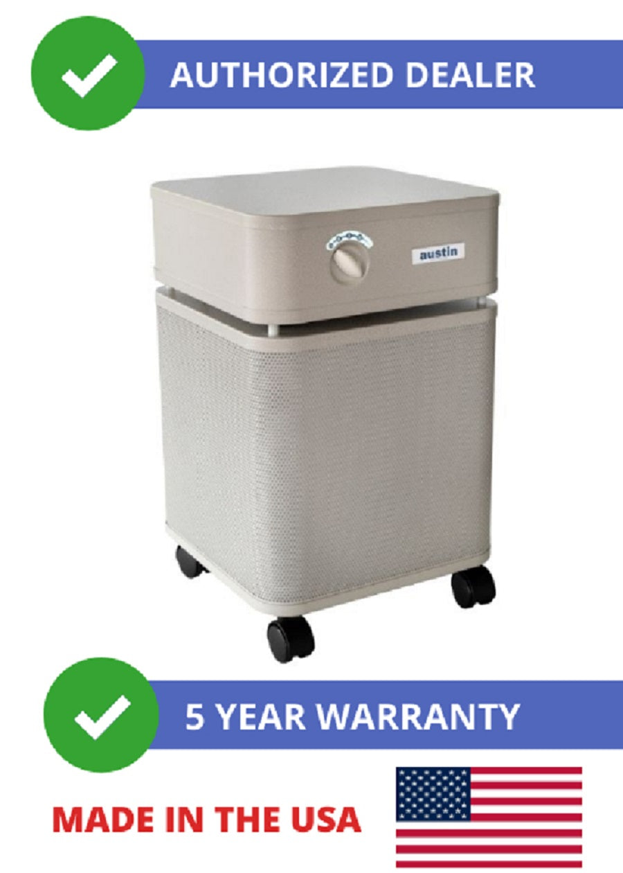 Austin Air HealthMate Standard Machine HM400 HEPA Air Cleaner with 5 year warranty, authorized dealer, made in the USA.
