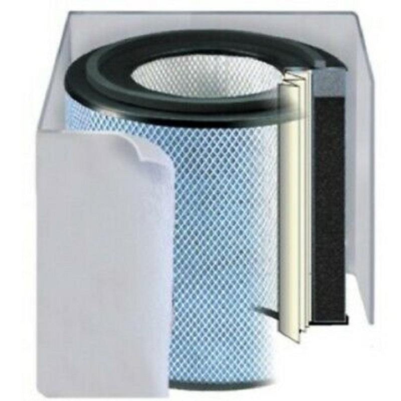 Austin Air Replacement Filter HEPA Healthmate Junior FR200A Black design showcasing the filter's unique structure.