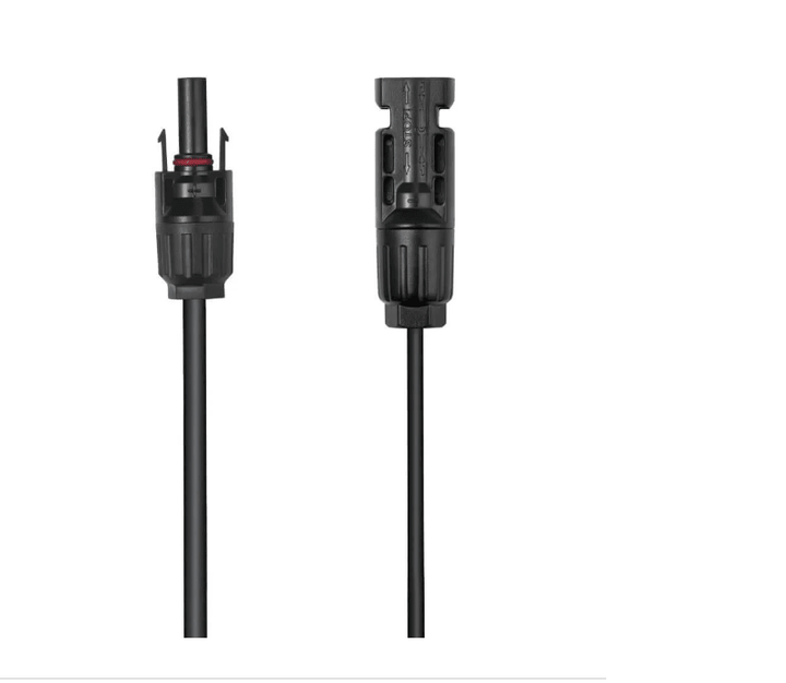 EcoFlow Solar Extension Cable 3M with multi-contact connectors, designed for efficient solar power setup and outdoor use.