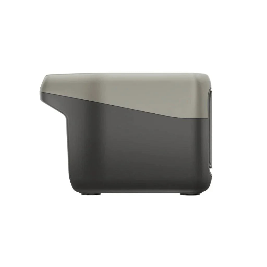 EcoFlow RIVER 2 Portable Power Station Lightweight Reliable Fast Charging Energy side view image showcasing its compact design.