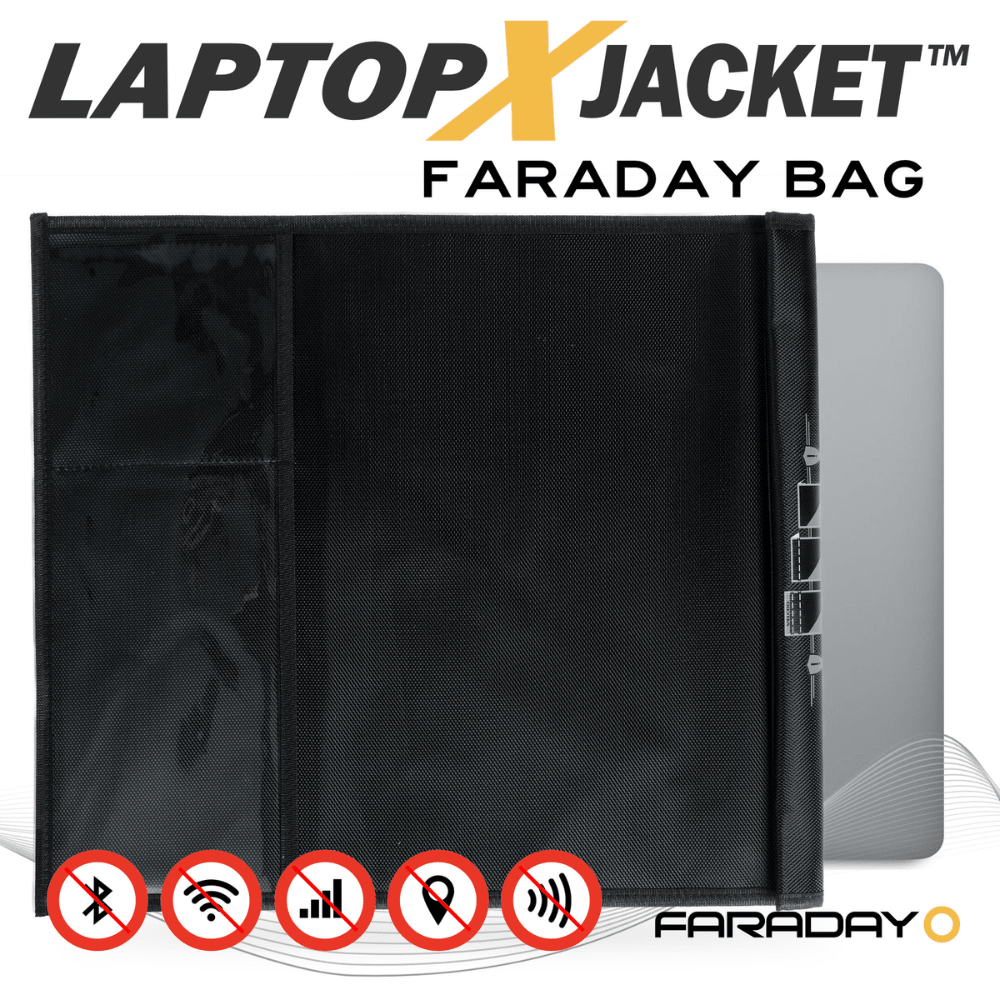 Faraday Jacket Forensic Faraday Laptop Bag Blocks Cell Signal 14"x16" - POWER FIT SHOP — Powering Preparedness, Health & Home