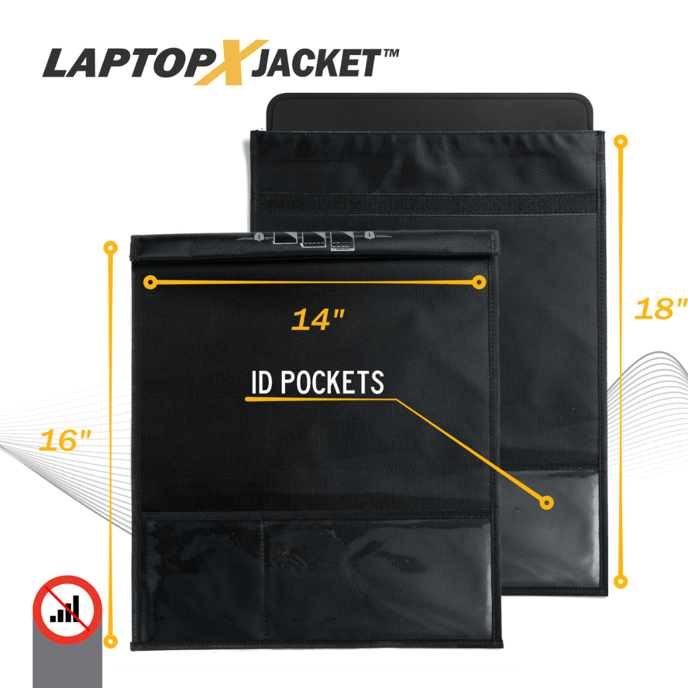 Faraday Jacket Forensic Faraday Laptop Bag Blocks Cell Signal 14"x16" - POWER FIT SHOP — Powering Preparedness, Health &amp; Home