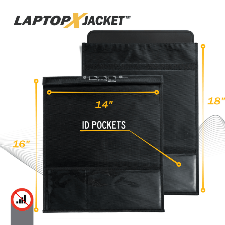 Faraday Jacket Forensic Faraday Laptop Bag Blocks Cell Signal 14"x16" - POWER FIT SHOP — Powering Preparedness, Health &amp; Home