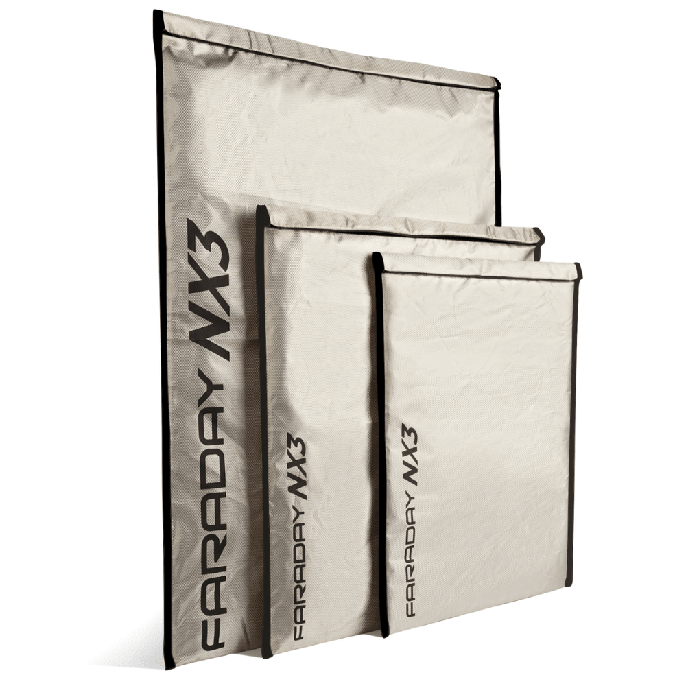 Faraday Defense NX3 3 PC Large Kit Triple - Layer CYBER Fabric Bags - POWER FIT SHOP — Powering Preparedness, Health &amp; Home