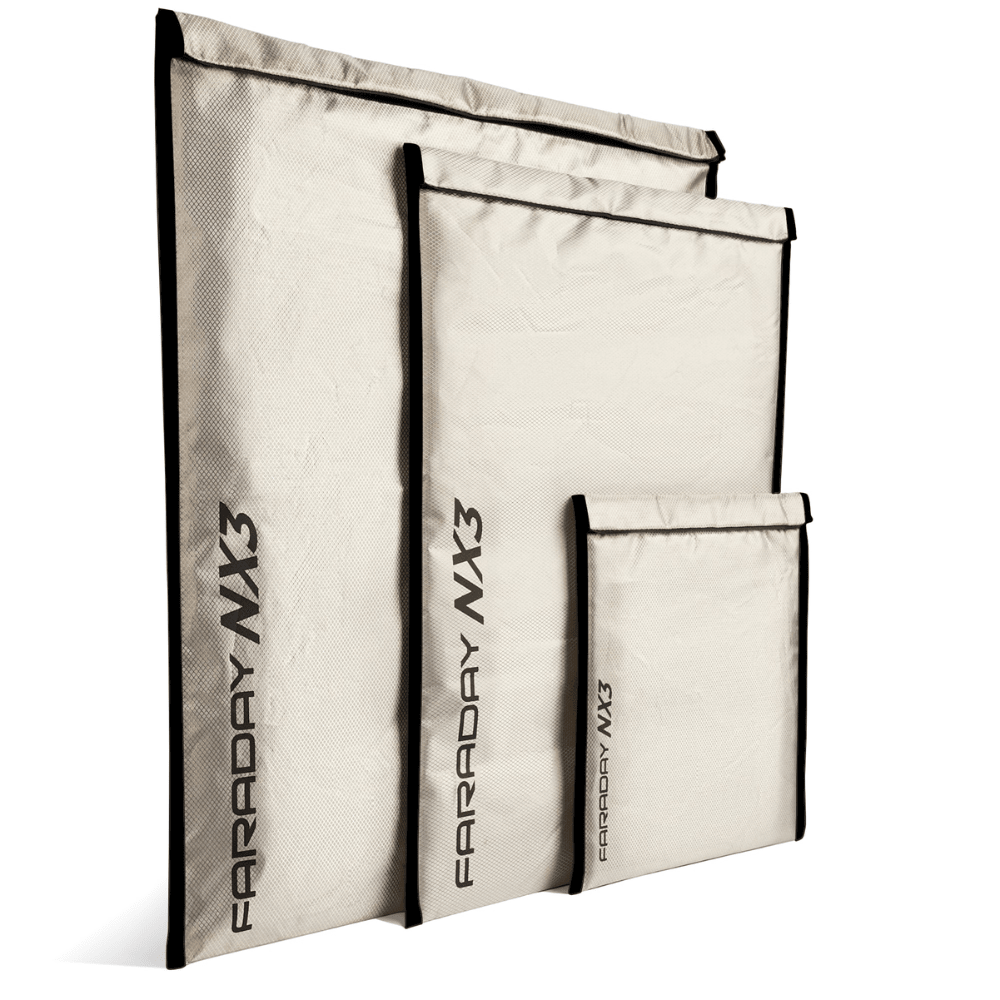 Faraday Defense NX3 3 PC Medium Kit Triple - Layer CYBER Fabric Bags - POWER FIT SHOP — Powering Preparedness, Health &amp; Home