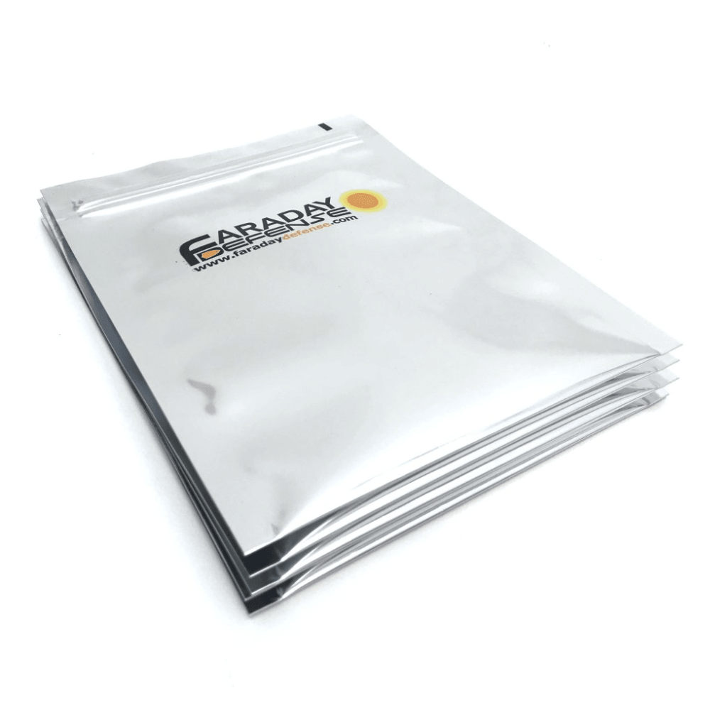 Faraday 3 PC Cell Phone NEST - Z 7.0 Mil 5 - Layer EMP Bags 5" x 7" - POWER FIT SHOP — Powering Preparedness, Health & Home