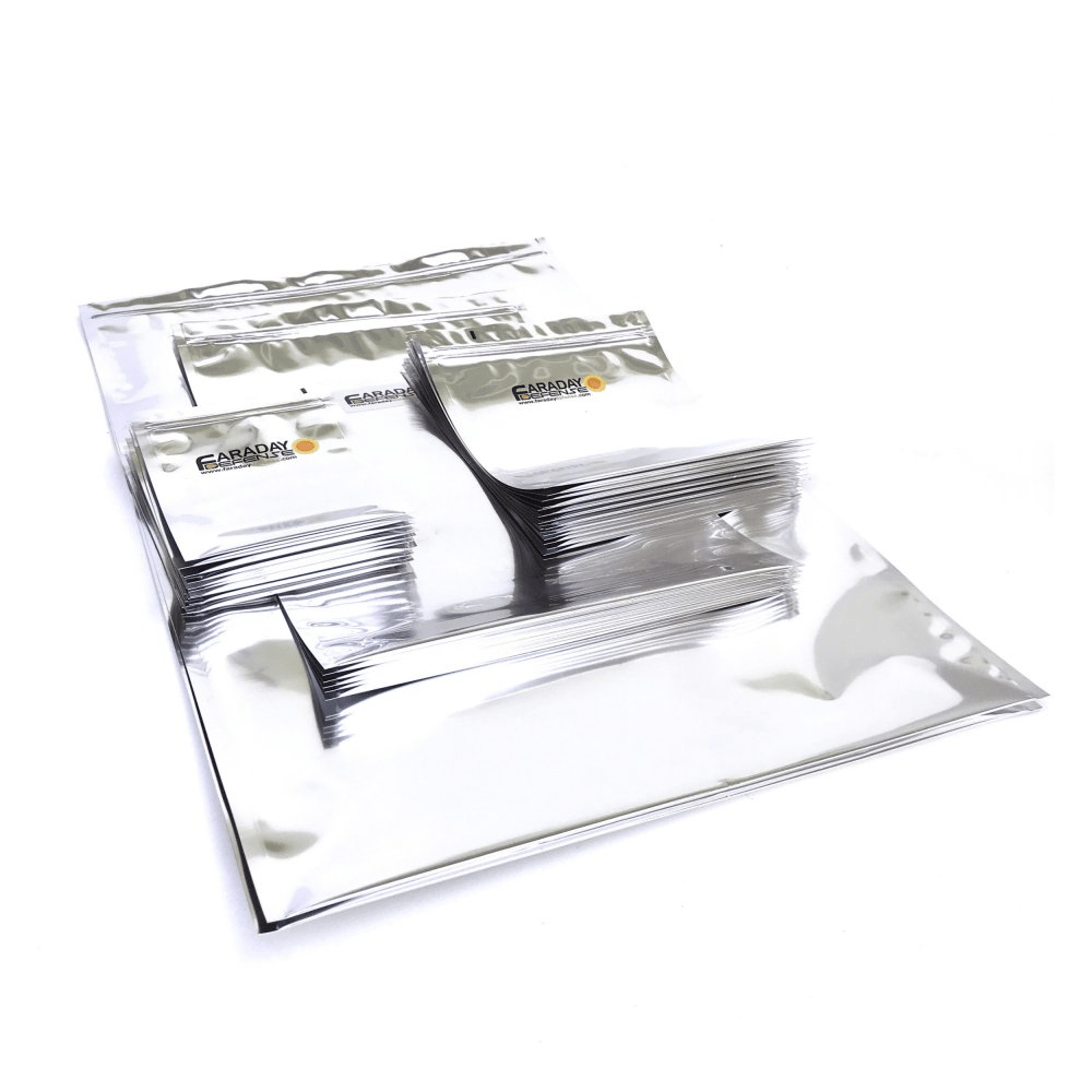 Faraday 40 PC Mega Kit NEST - Z 7 Mil Moisture Barrier 5 - Layer EMP Bags - POWER FIT SHOP — Powering Preparedness, Health &amp; Home
