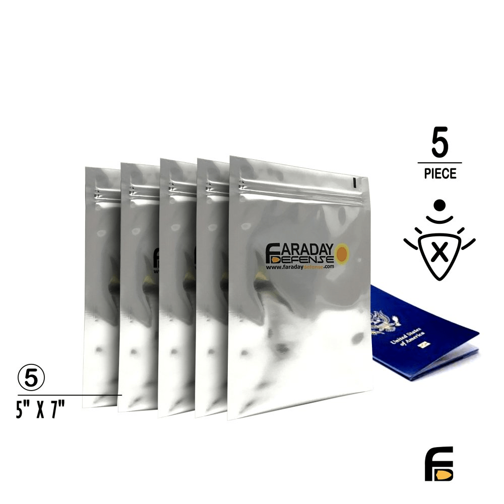 Faraday 5 PC Cell Phone NEST - Z 7.0 Mil 5 - Layer EMP Bags 5" x 7" - POWER FIT SHOP — Powering Preparedness, Health &amp; Home
