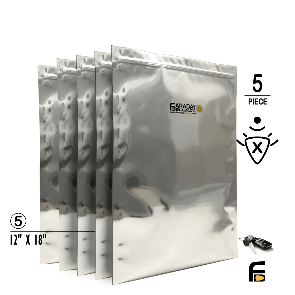 Faraday 5 PC X - Large Laptop NEST - Z 7.0 Mil 5 - Layer EMP Bags 12" x 18" - POWER FIT SHOP — Powering Preparedness, Health & Home
