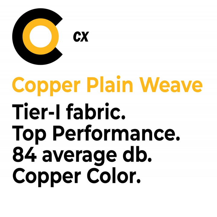 Faraday Cyber CX Faraday Fabric EMF RF Shielding Copper Roll 44" x 1&