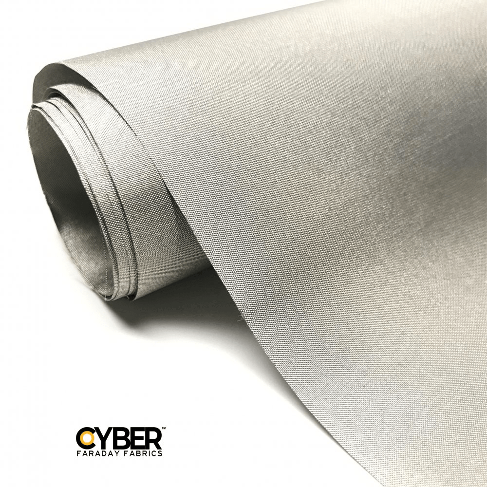 Faraday Cyber NC - I EMF RF Shielding Nickel Copper Fabric Roll 50" x 1&
