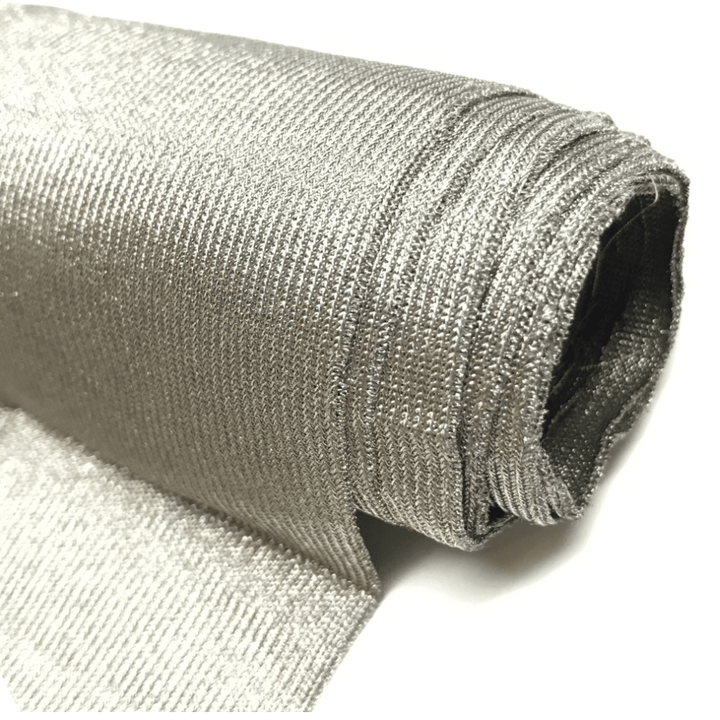 Faraday Cyber ES Fabric EMF RF Shielding Silver Elastic Fabric 62"x1&