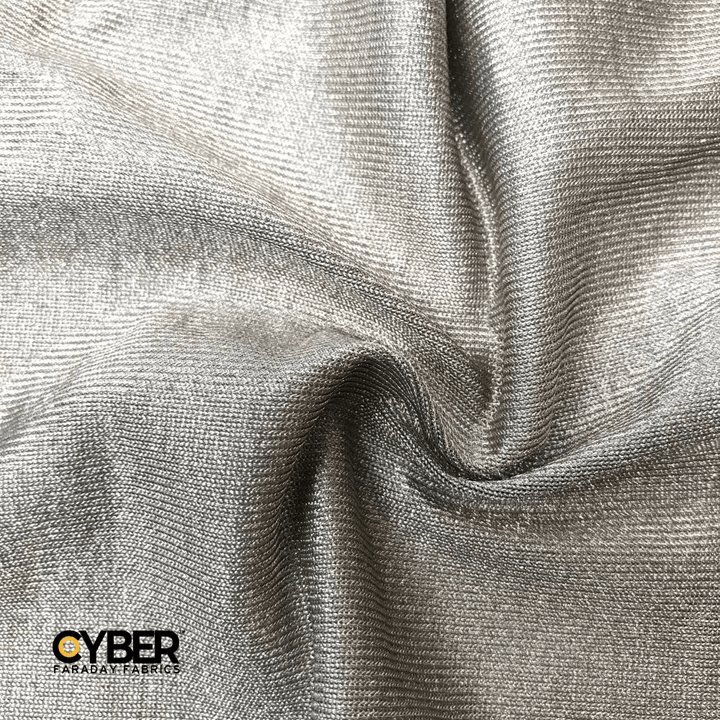 Faraday Cyber ES Fabric EMF RF Shielding Silver Elastic Fabric 62"x1&