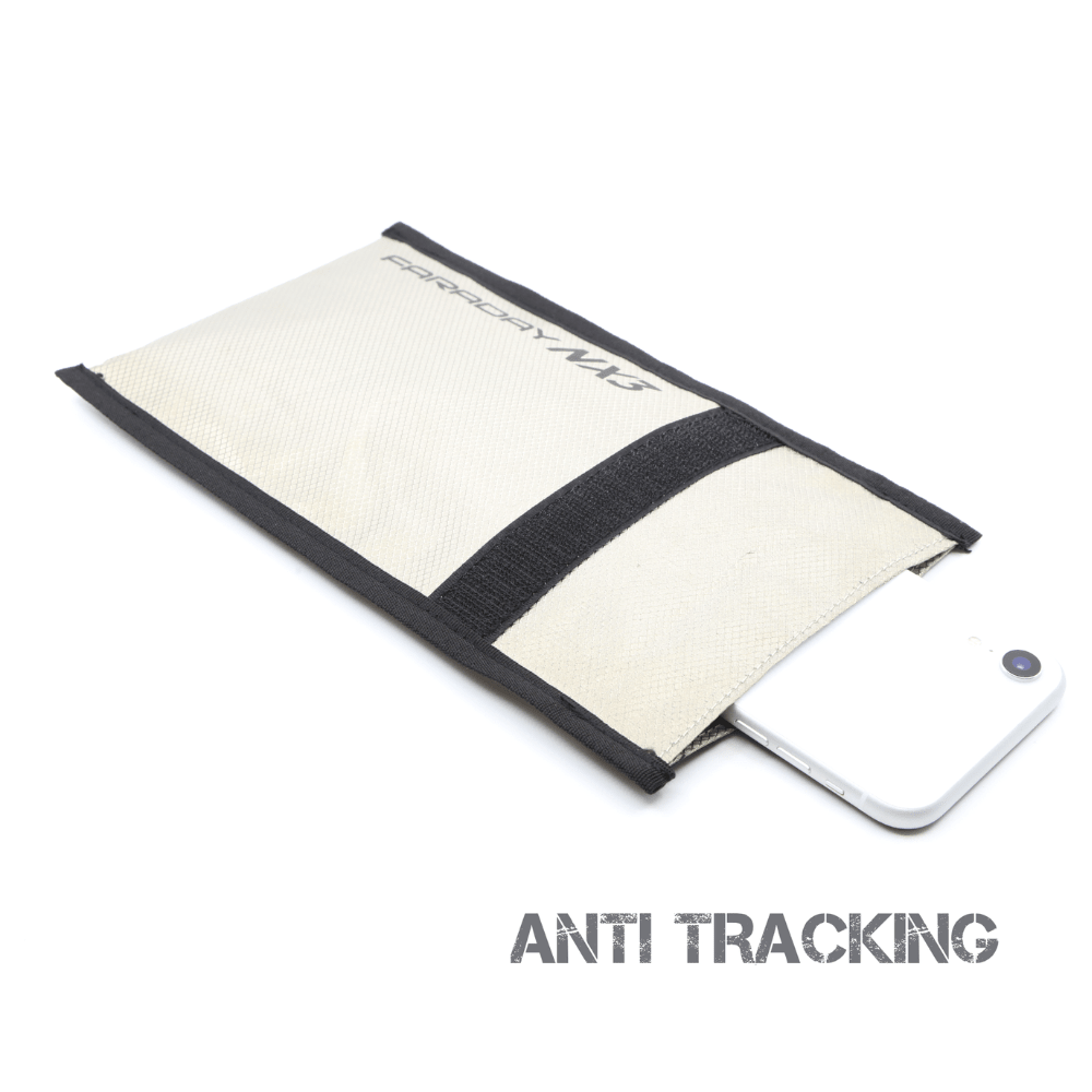Faraday Defense NX3 ESD EMP 85dB triple-layer cyber fabric forensic bag, 16x20 inches, designed for electronic device security.