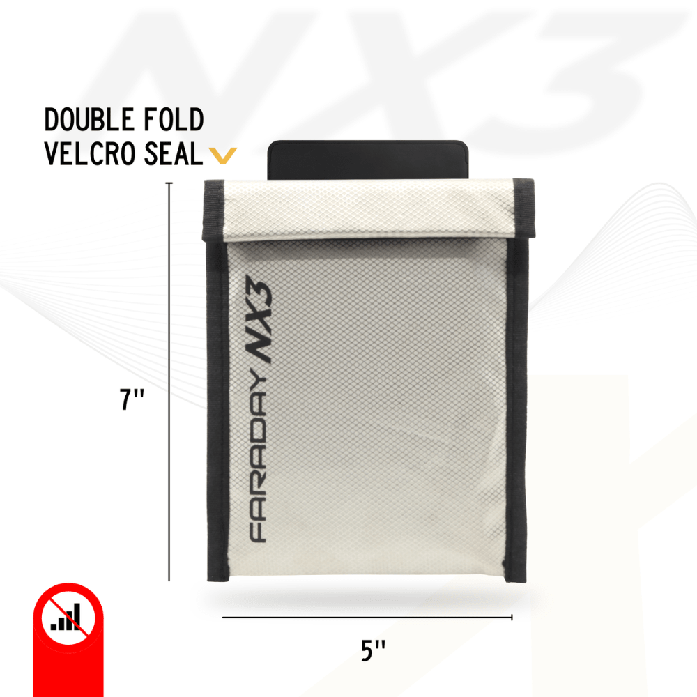 Faraday Defense NX3 tough forensic bag designed for signal blocking and EMP protection for electronic devices.