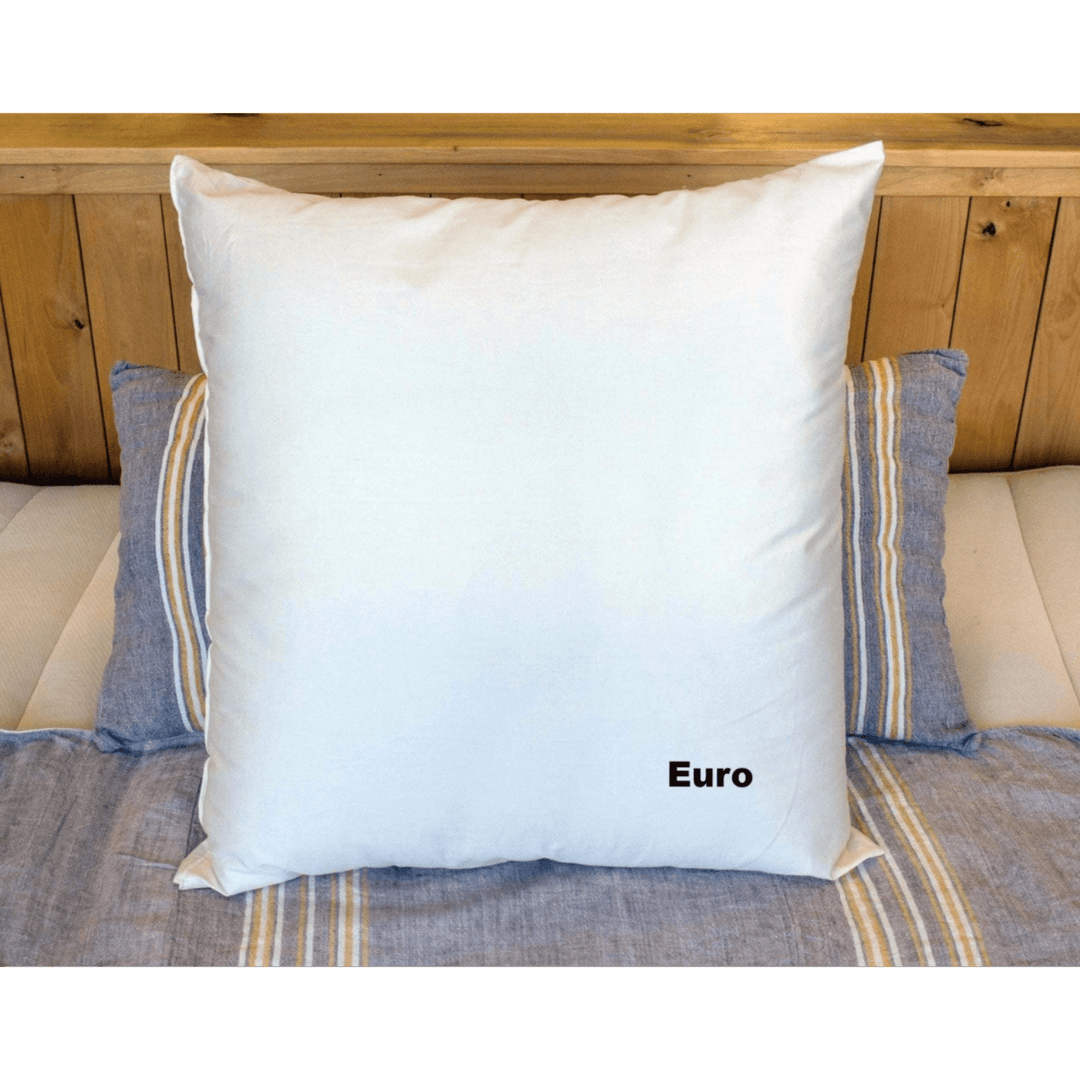 Holy Lamb Wool-Filled Standard Size Bed Pillow showing soft, light comfort with a white cover, measuring 20x25 inches.