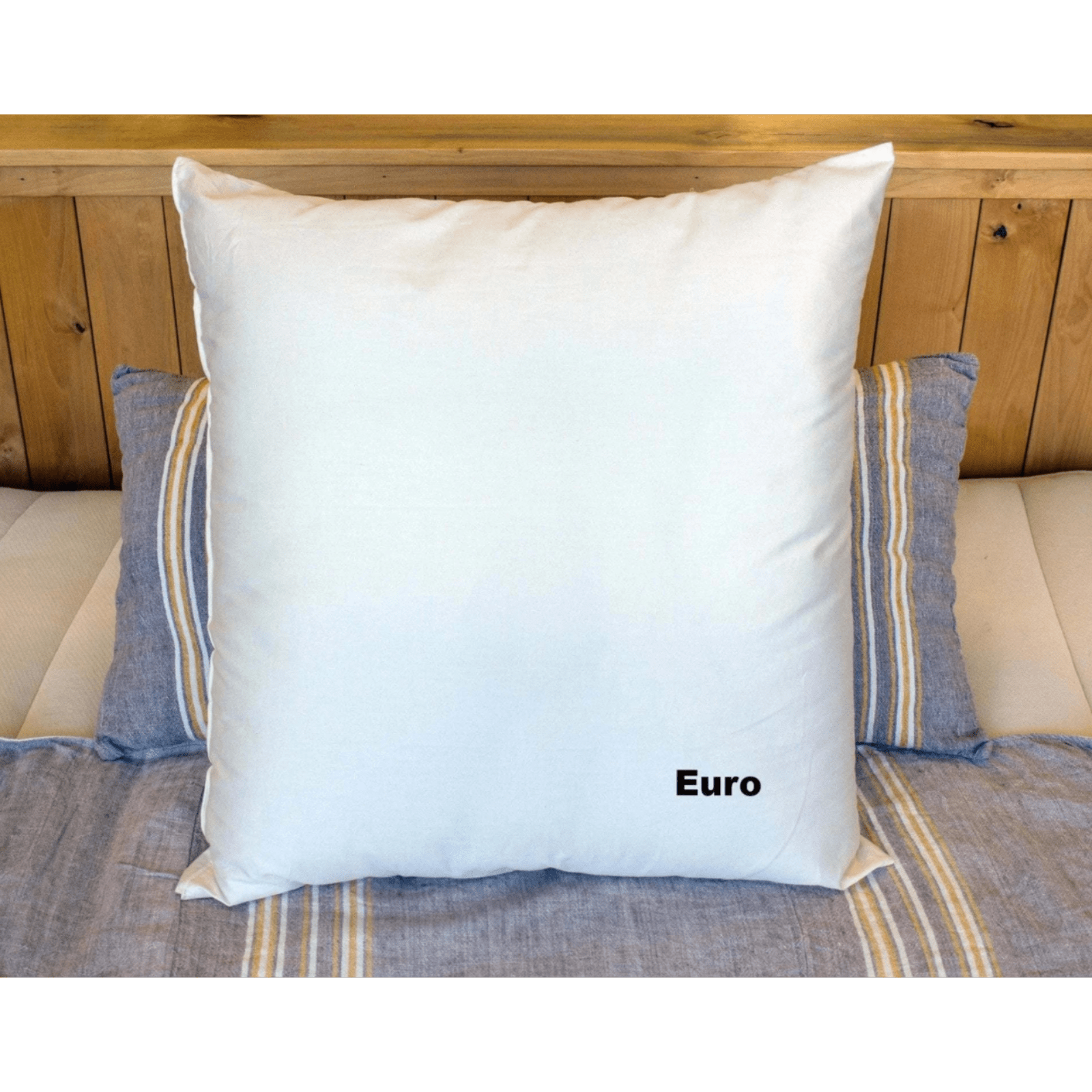 Holy Lamb Wool-Filled Standard Size Bed Pillow showing soft, light comfort with a white cover, measuring 20x25 inches.