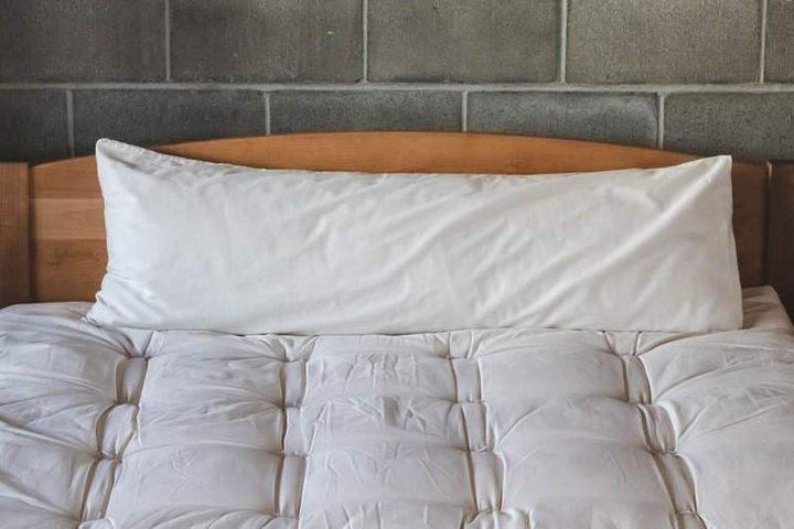 Holy Lamb Organics Body Pillow Wool - Filled Full Size Case 18" x 53" - POWER FIT SHOP — Powering Preparedness, Health &amp; Home