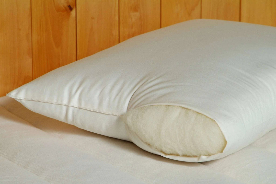 Holy Lamb Organics Bed Pillows Eco Wool - filled Regular Euro 26" x 26" - POWER FIT SHOP — Powering Preparedness, Health &amp; Home