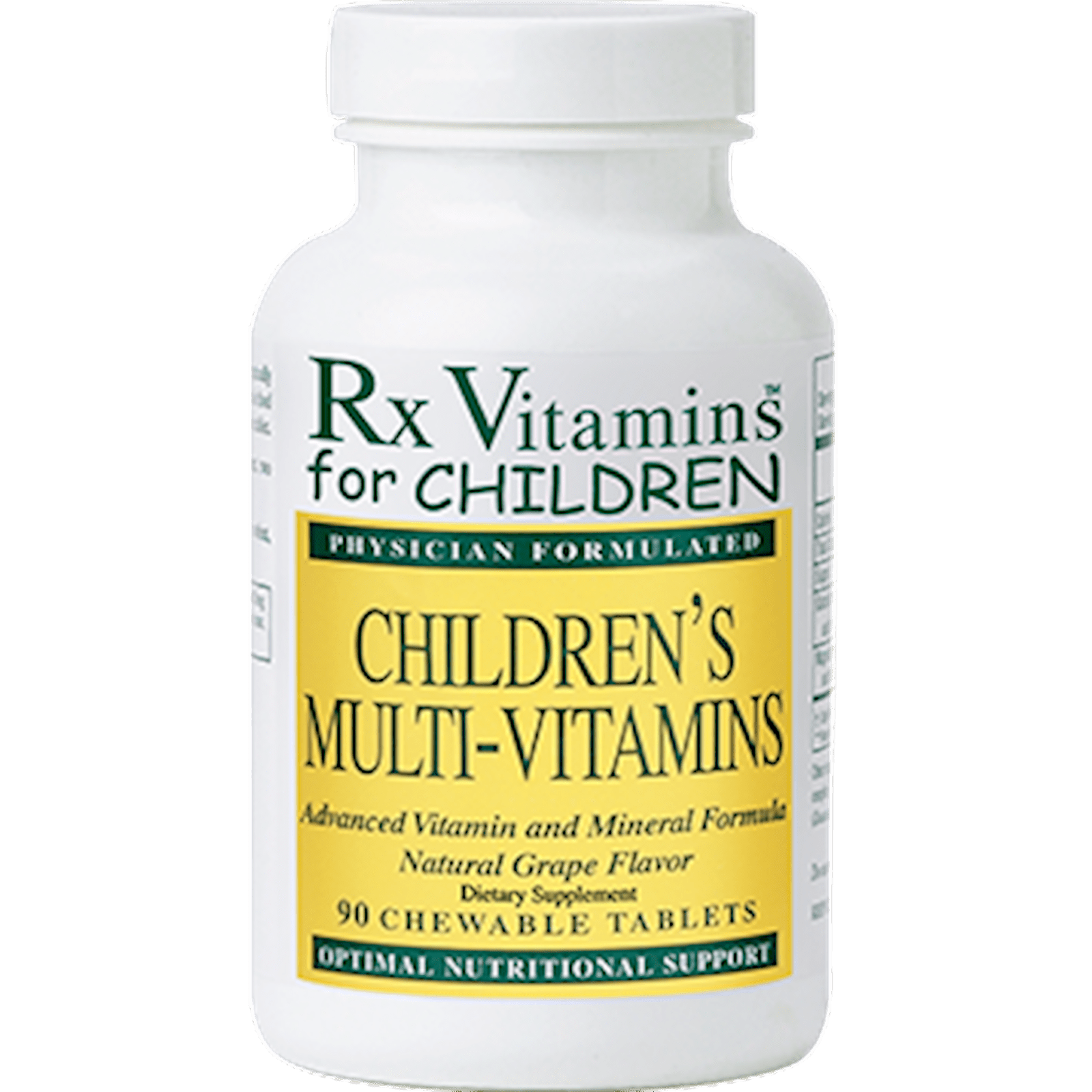 Rx Vitamins Children's Multi Vitamin 90 Chewable Tablets Grape Flavor - POWER FIT SHOP — Powering Preparedness, Health & Home